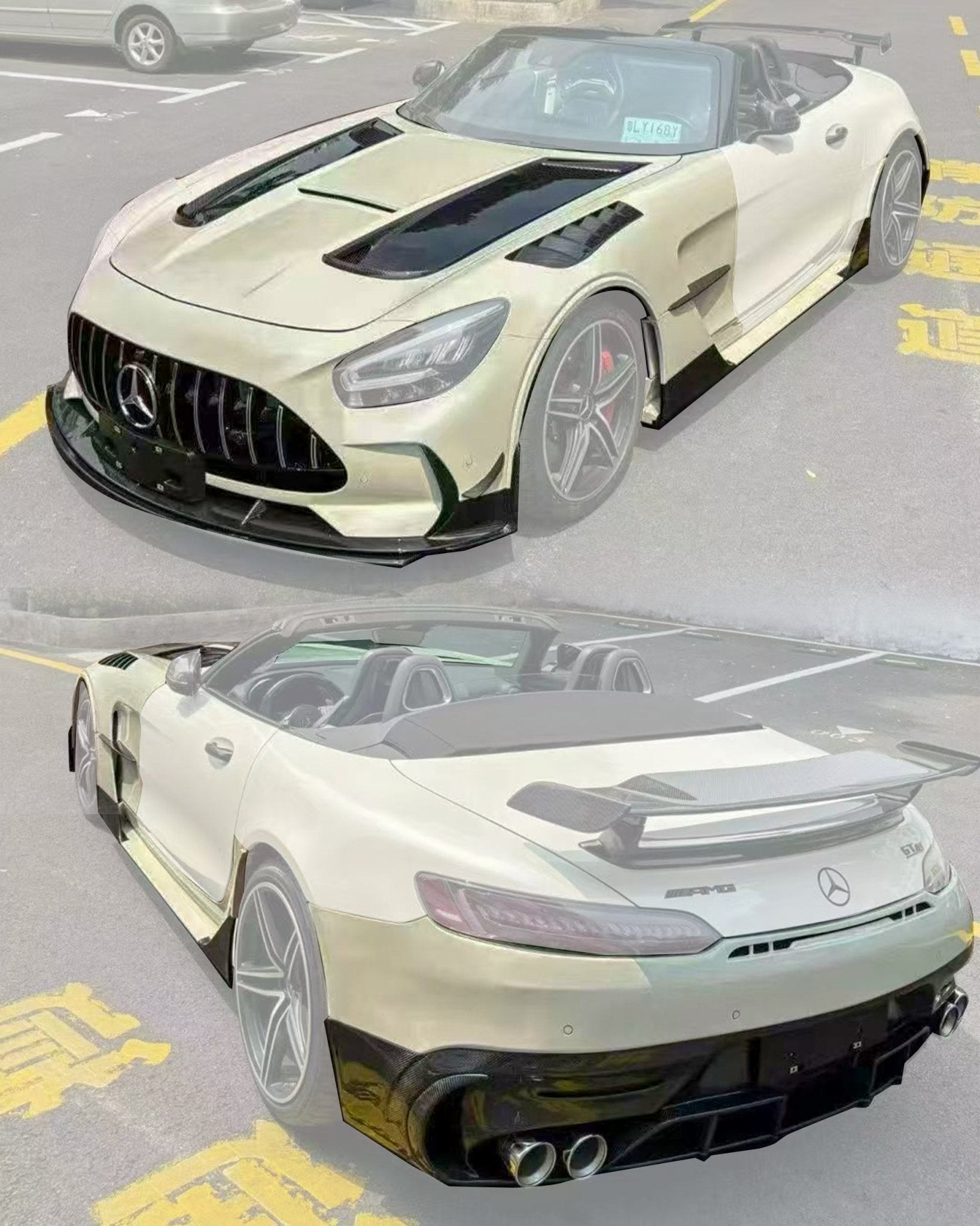 Mercedes-Benz AMG GTC Roadster Black Series Style Full Body Kit Aftermarket Carbon Fiber Part / Bodykit - Robot Bodykits