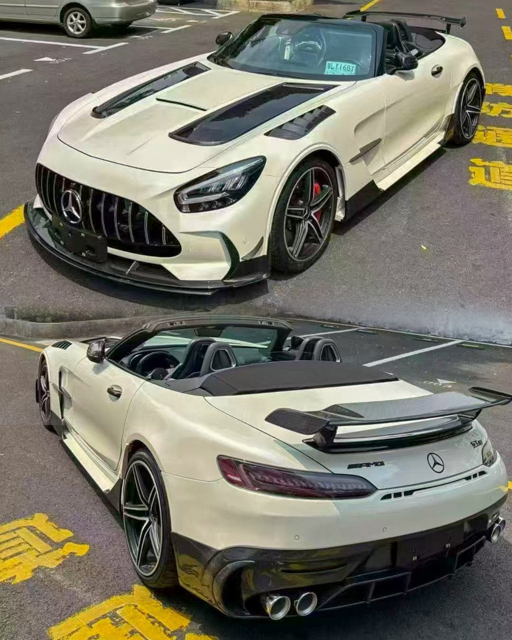 Mercedes-Benz AMG GTC Roadster Black Series Style Full Body Kit Aftermarket Carbon Fiber Part / Bodykit - Robot Bodykits