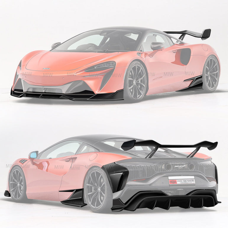 MIW Design 2023 - ON McLaren Artura Coupe – ANAMS Dry Carbon Kit Aftermarket Carbon Fiber Part / Bodykit - Robot Bodykits