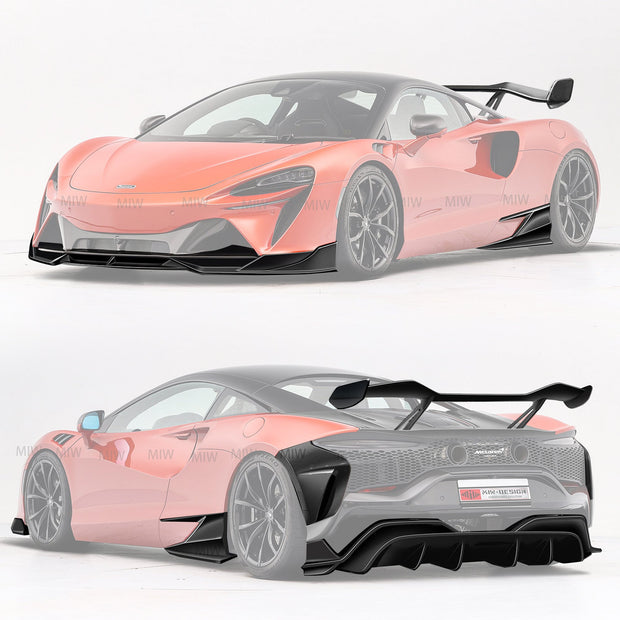 MIW Design 2023 - ON McLaren Artura Coupe – ANAMS Dry Carbon Kit Aftermarket Carbon Fiber Part / Bodykit - Robot Bodykits