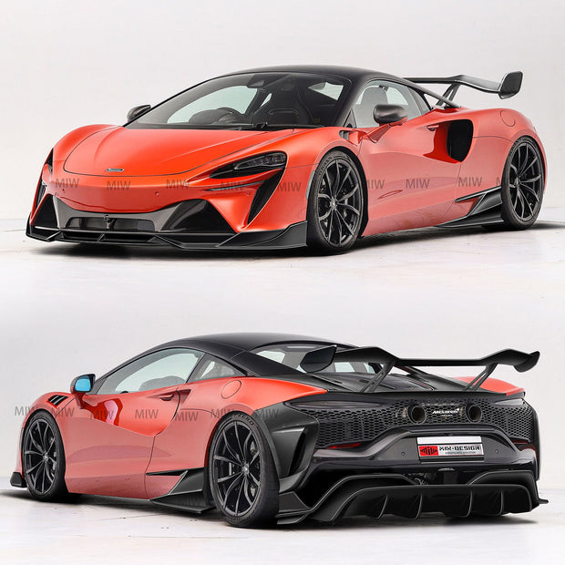 MIW Design 2023 - ON McLaren Artura Coupe – ANAMS Dry Carbon Kit Aftermarket Carbon Fiber Part / Bodykit - Robot Bodykits