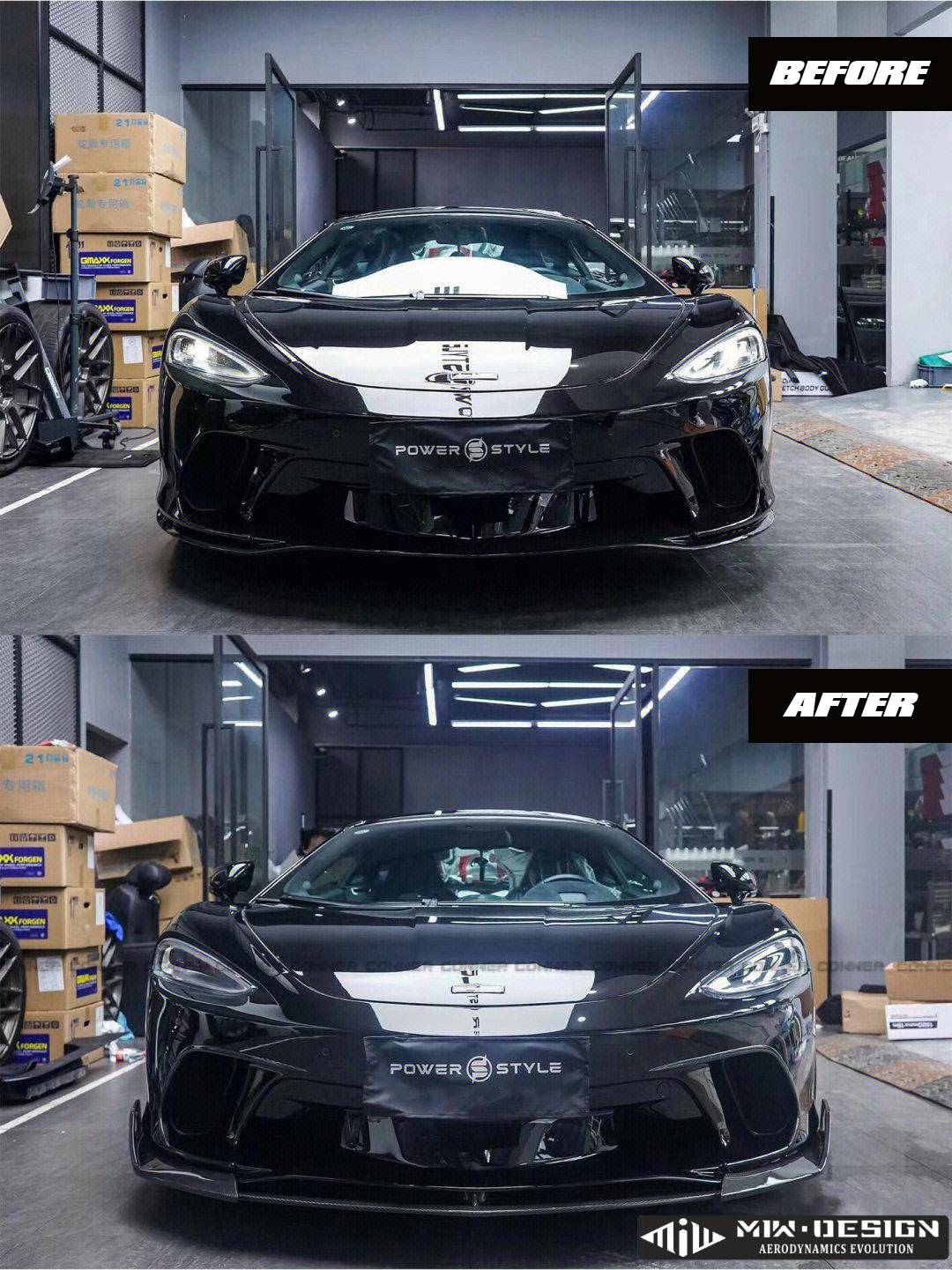 McLaren GT MiW AMANS Full Gloss Prepreg Carbon Aerodynamics Kit
