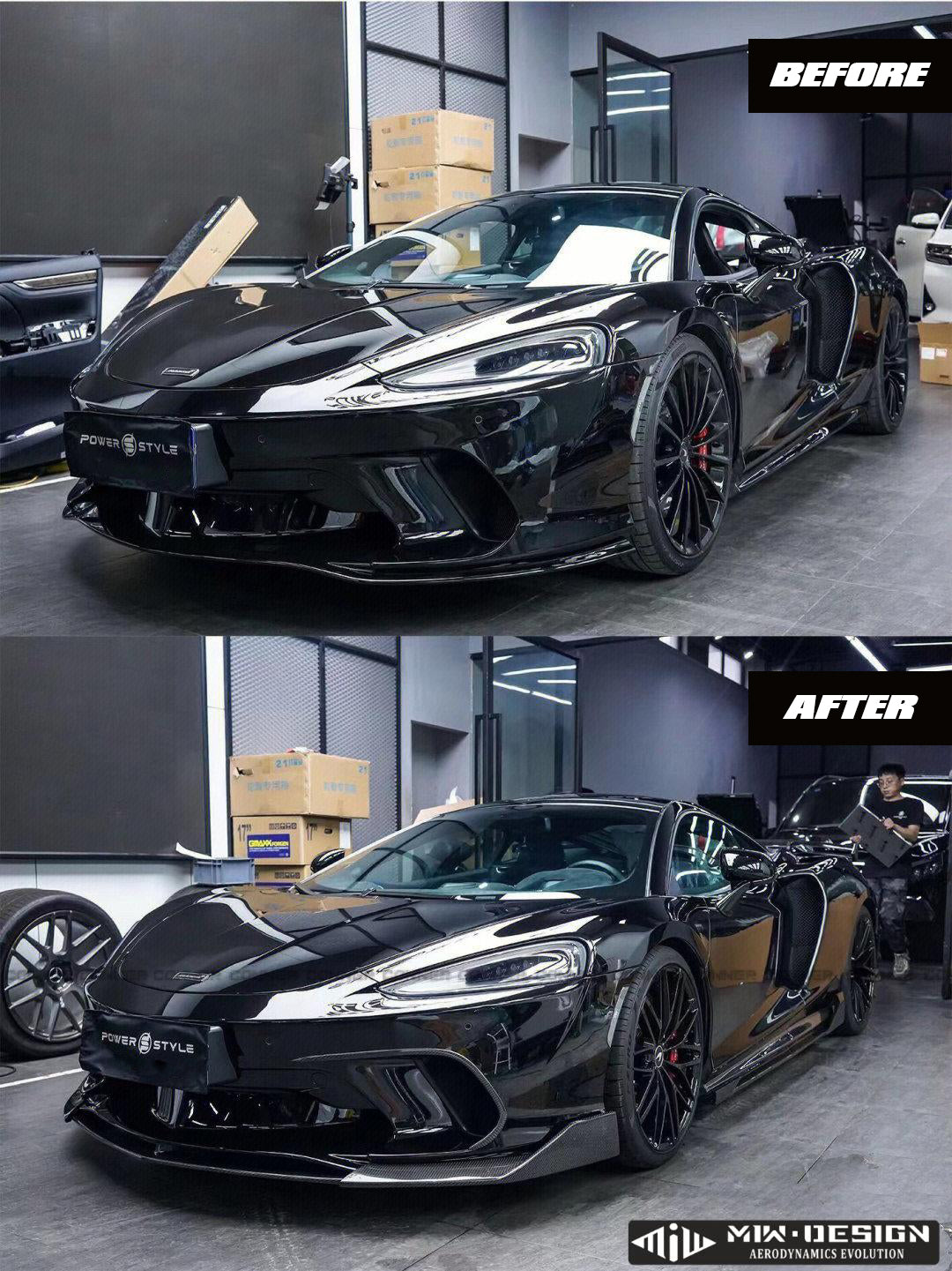 McLaren GT MiW AMANS Full Gloss Prepreg Carbon Aerodynamics Kit