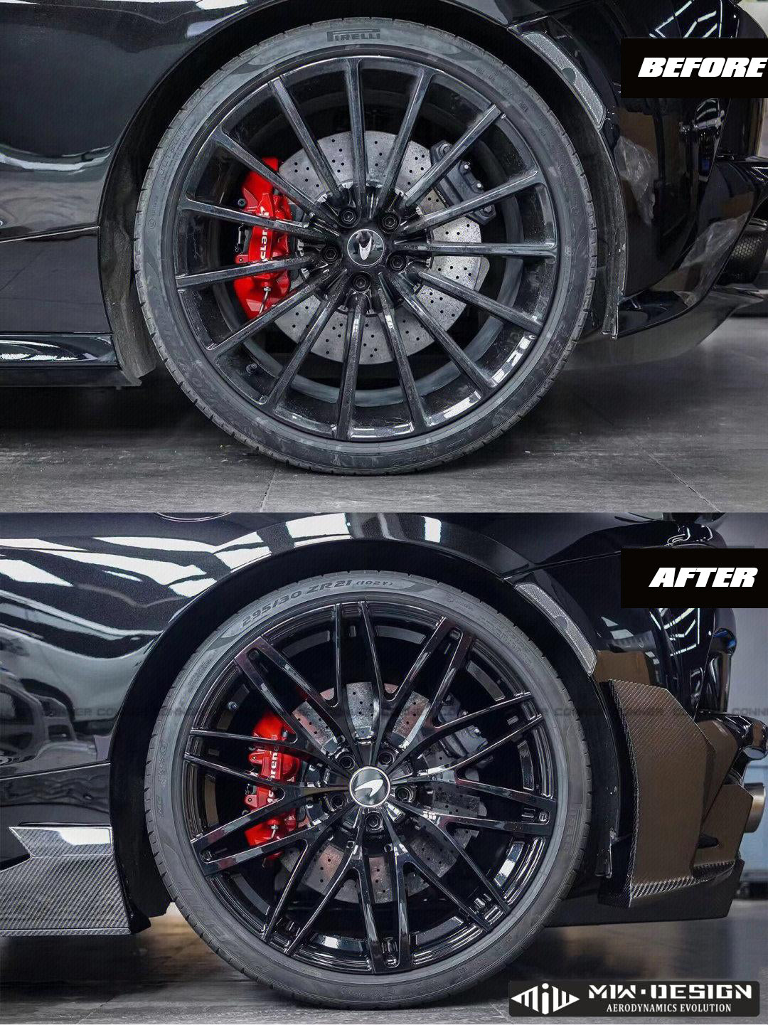 McLaren GT MiW AMANS Full Gloss Prepreg Carbon Aerodynamics Kit