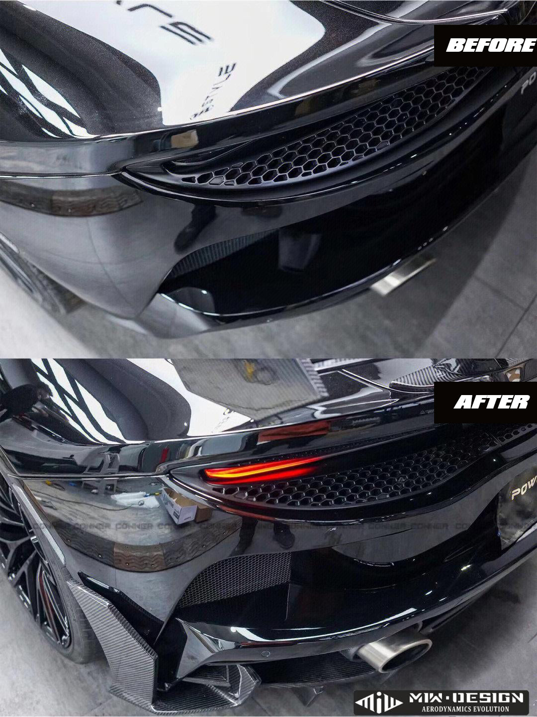 McLaren GT MiW AMANS Full Gloss Prepreg Carbon Aerodynamics Kit