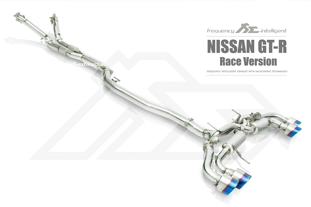 Nissan GT - R R35 Race Version Fi Exhaust Aftermarket Carbon Fiber Part / Bodykit - Robot Bodykits
