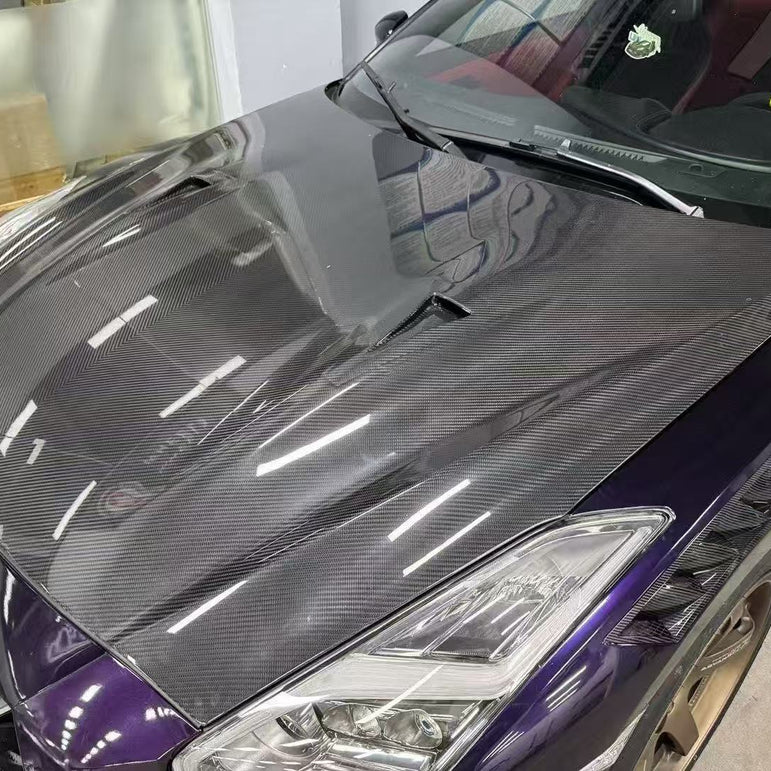 Nissan GTR Nismo Style 2017+ Prepreg / Dry - Carbon Bonnet Aftermarket Carbon Fiber Part / Bodykit - Robot Bodykits