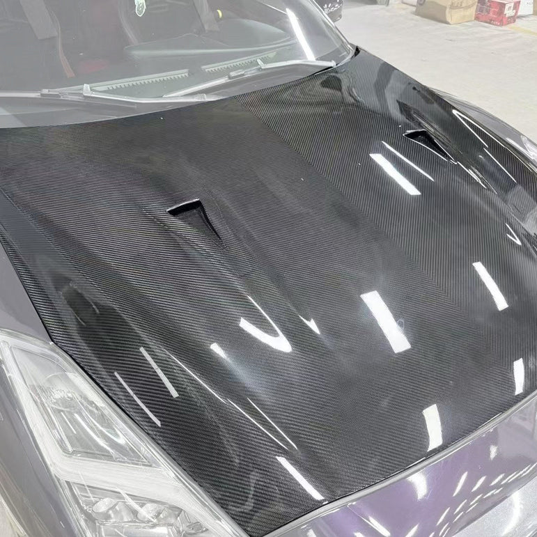 Nissan GTR Nismo Style 2017+ Prepreg / Dry - Carbon Bonnet Aftermarket Carbon Fiber Part / Bodykit - Robot Bodykits