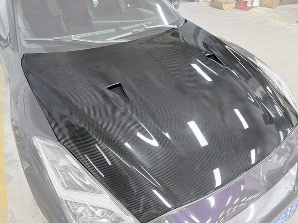 Nissan GTR Nismo Style 2017+ Prepreg / Dry - Carbon Bonnet Aftermarket Carbon Fiber Part / Bodykit - Robot Bodykits