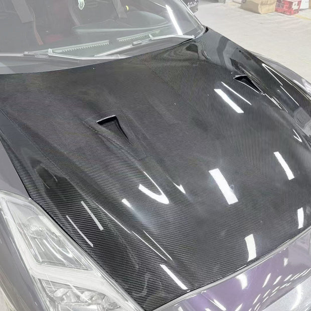 Nissan GTR Nismo Style 2017+ Prepreg / Dry - Carbon Bonnet Aftermarket Carbon Fiber Part / Bodykit - Robot Bodykits