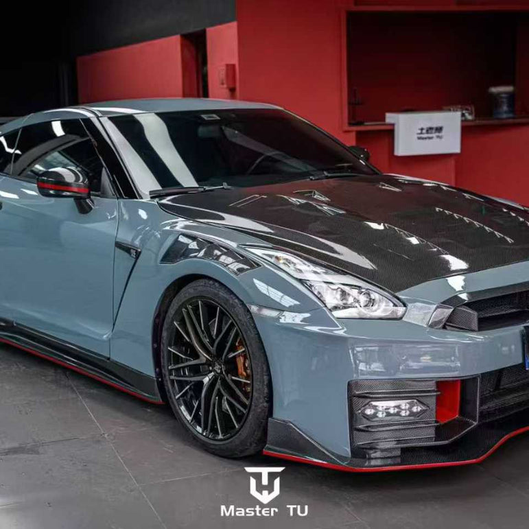Nissan GTR R35 2024 Nismo Style Full Partial Carbon Conversion Kit (Fits 2009 - 2024) Version 1 Aftermarket Carbon Fiber Part / Bodykit - Robot Bodykits