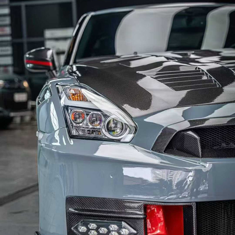 Nissan GTR R35 2024 Nismo Style Full Partial Carbon Conversion Kit (Fits 2009 - 2024) Version 1 Aftermarket Carbon Fiber Part / Bodykit - Robot Bodykits