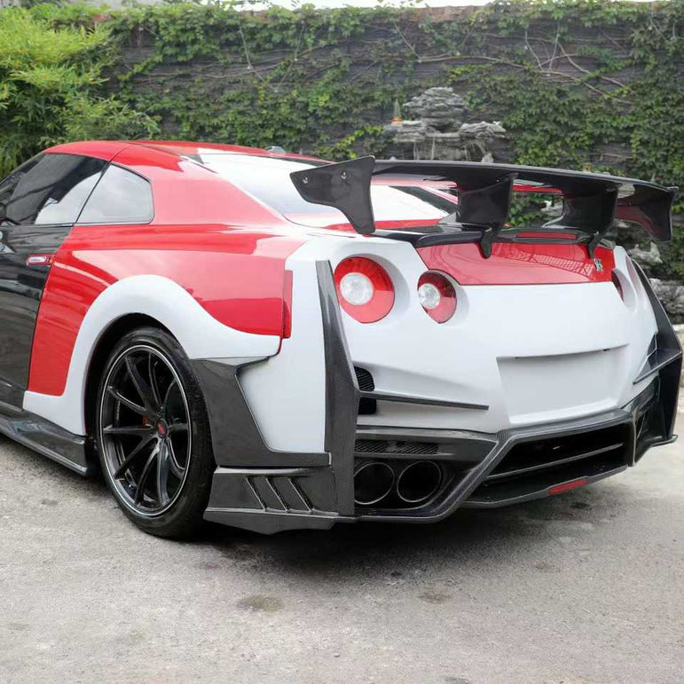 Nissan GTR R35 2024 TS Nismo Style Full Partial Carbon Conversion Kit (Fits 2009 - 2024) Version 2 Aftermarket Carbon Fiber Part / Bodykit - Robot Bodykits