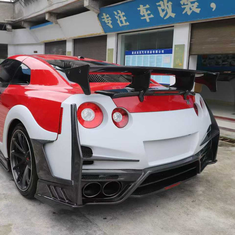 Nissan GTR R35 2024 TS Nismo Style Full Partial Carbon Conversion Kit (Fits 2009 - 2024) Version 2 Aftermarket Carbon Fiber Part / Bodykit - Robot Bodykits