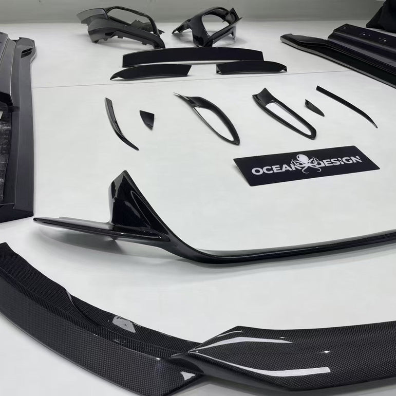 Ocean Design Ferrari 812 Dry Carbon Aero Body Kit (Full Set) Aftermarket Carbon Fiber Part / Bodykit - Robot Bodykits