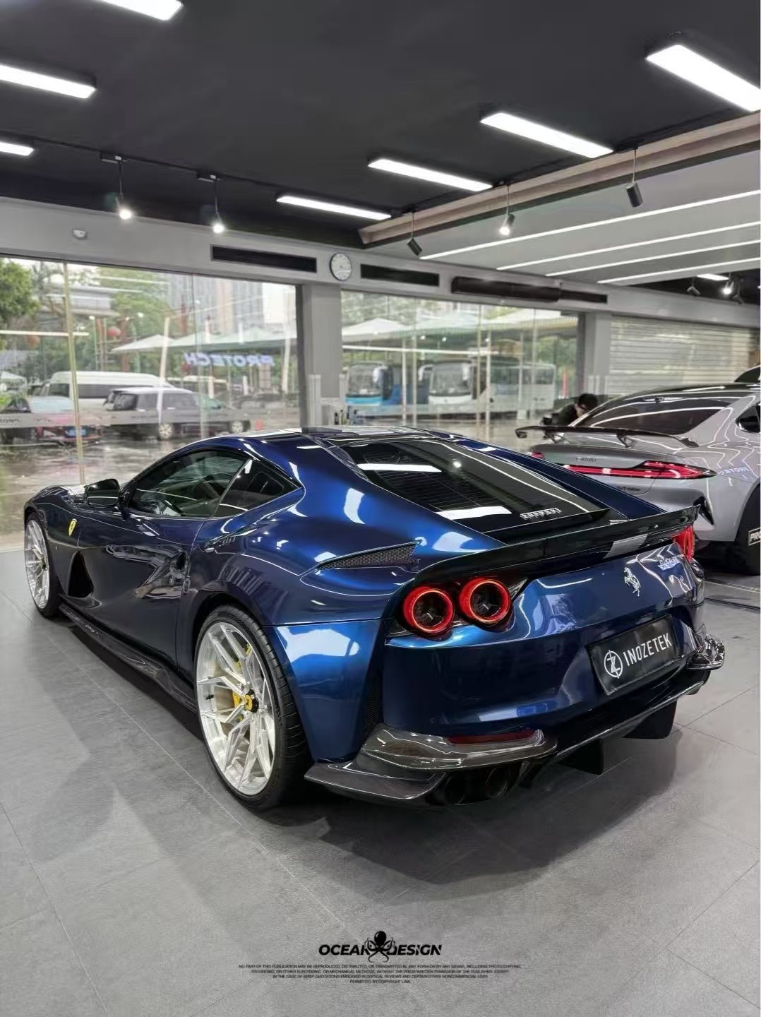 Ocean Design Ferrari 812 Dry Carbon Aero Body Kit (Full Set) Aftermarket Carbon Fiber Part / Bodykit - Robot Bodykits