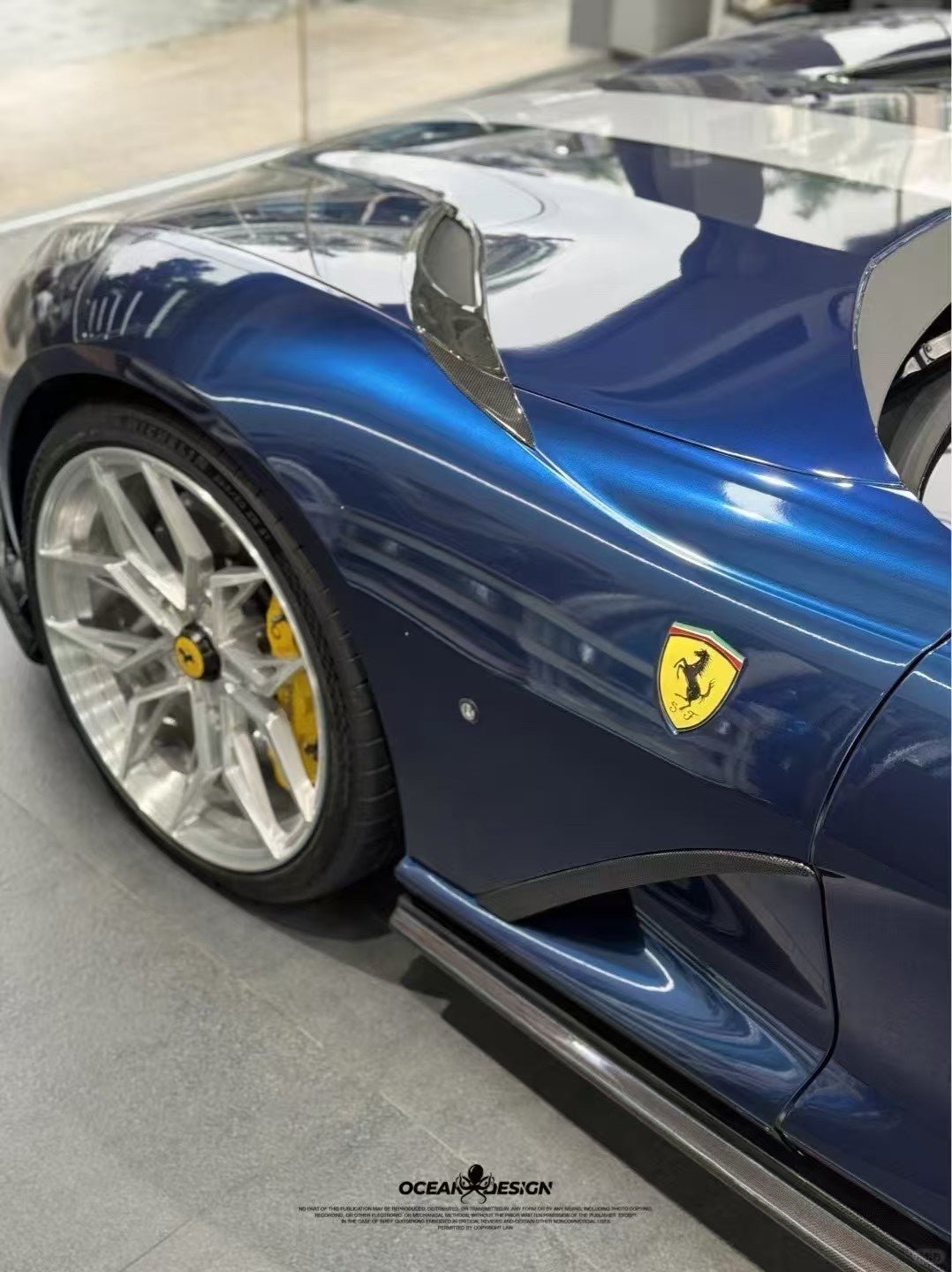 Ocean Design Ferrari 812 Dry Carbon Aero Body Kit (Full Set) Aftermarket Carbon Fiber Part / Bodykit - Robot Bodykits