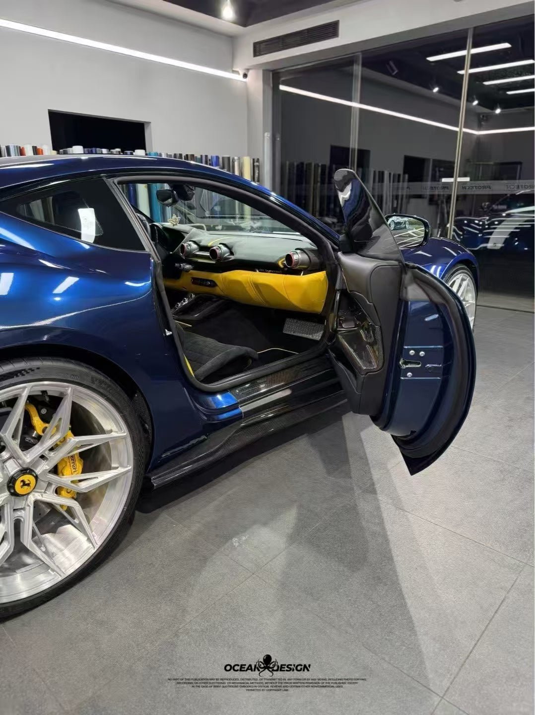 Ocean Design Ferrari 812 Dry Carbon Aero Body Kit (Full Set) Aftermarket Carbon Fiber Part / Bodykit - Robot Bodykits