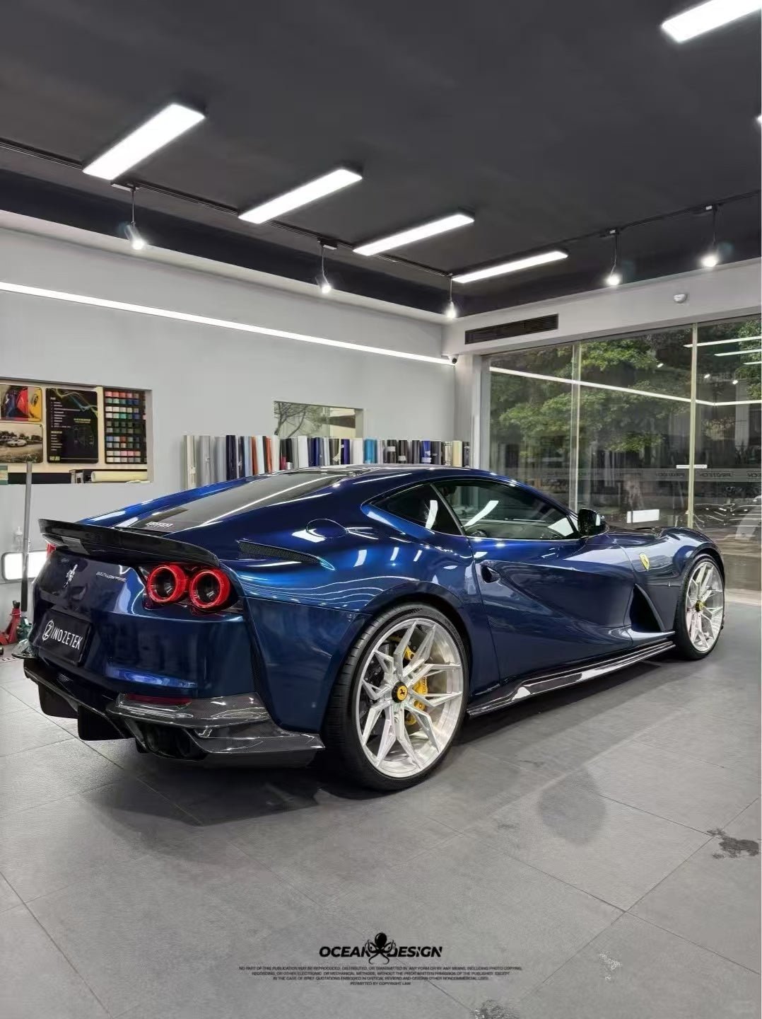 Ocean Design Ferrari 812 Dry Carbon Aero Body Kit (Full Set) Aftermarket Carbon Fiber Part / Bodykit - Robot Bodykits
