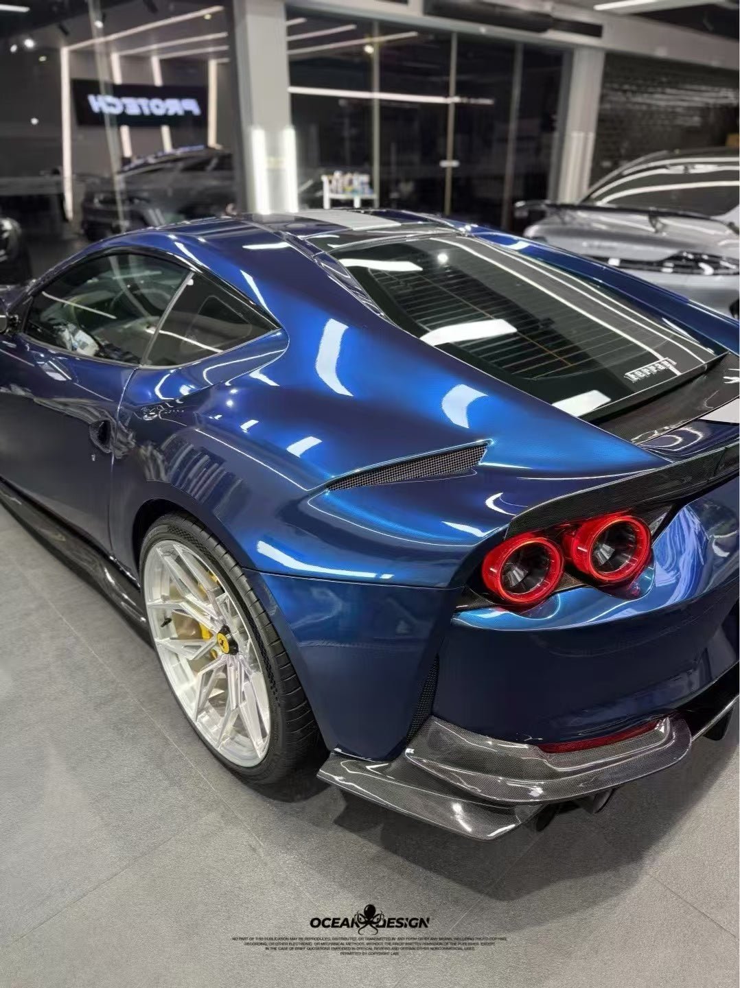 Ocean Design Ferrari 812 Dry Carbon Aero Body Kit (Full Set) Aftermarket Carbon Fiber Part / Bodykit - Robot Bodykits