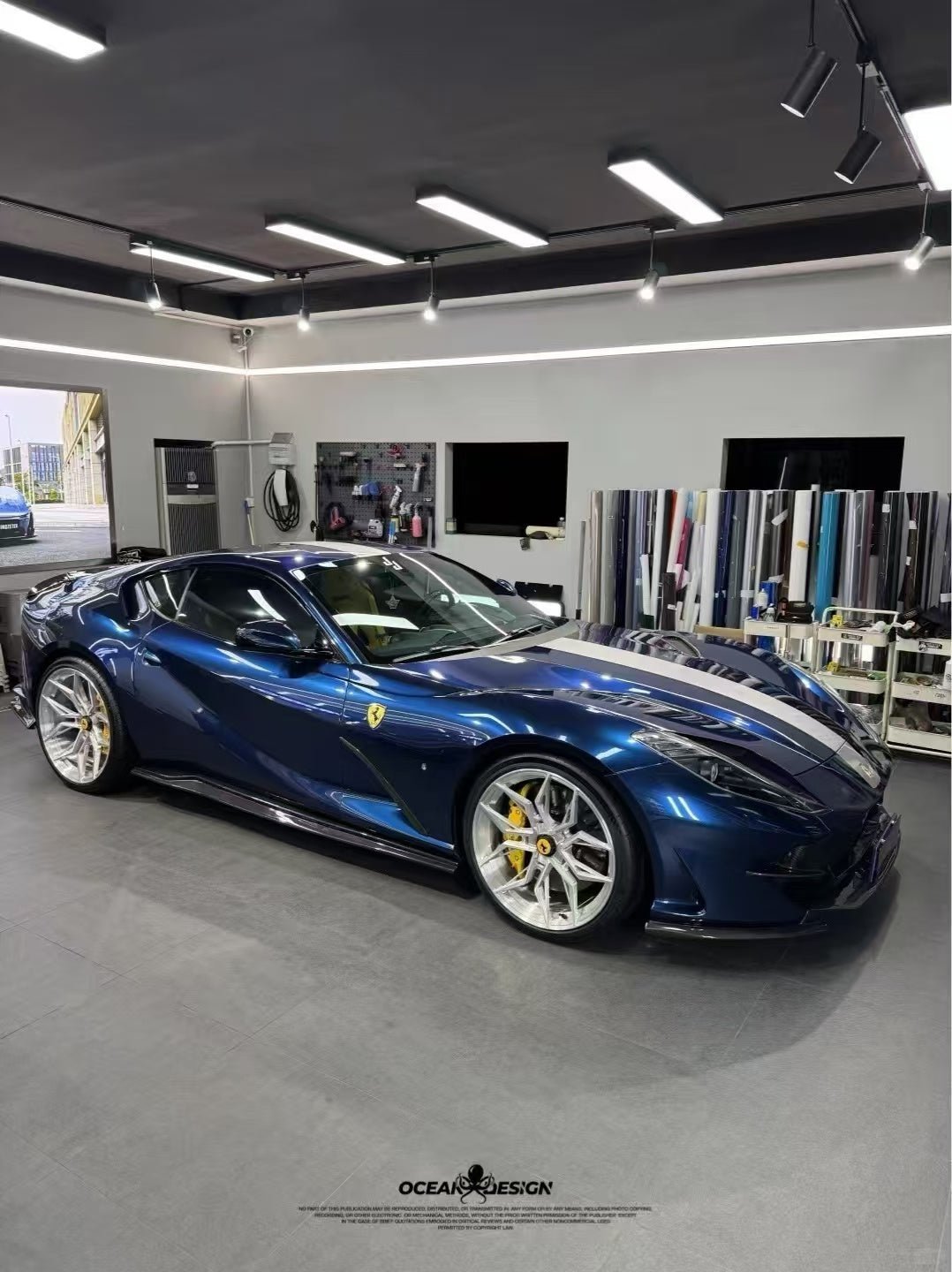 Ocean Design Ferrari 812 Dry Carbon Aero Body Kit (Full Set) Aftermarket Carbon Fiber Part / Bodykit - Robot Bodykits