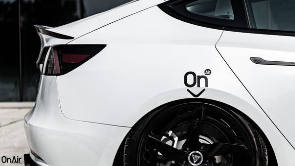 OnAir E3 Series Tesla Model 3 Full Air Suspension System (Fits RWD/AWD & Highland) Aftermarket Carbon Fiber Part / Bodykit - Robot Bodykits