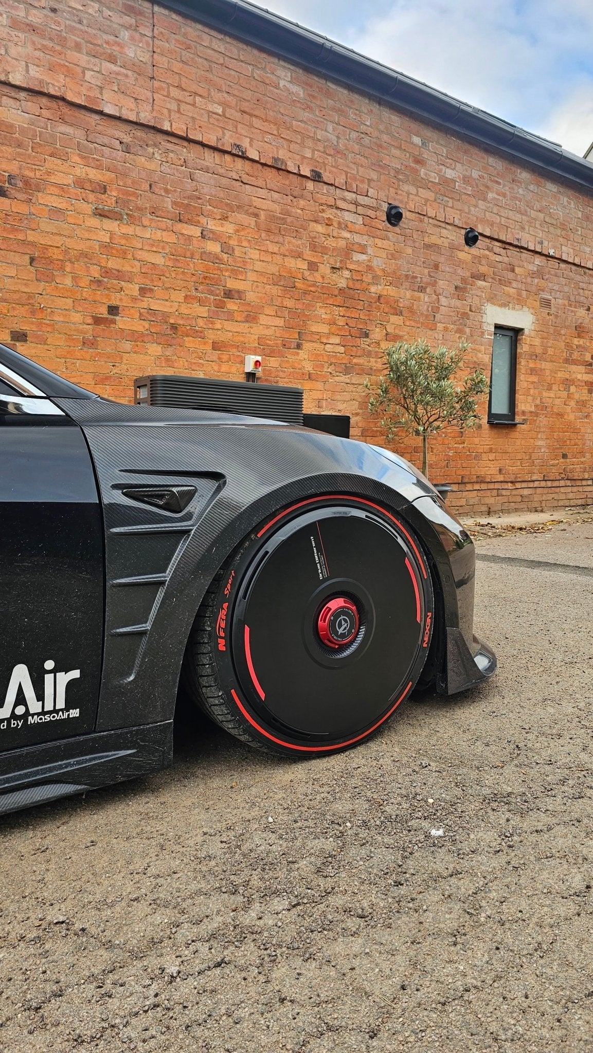OnAir E3 Series Tesla Model 3 Full Air Suspension System (Fits RWD/AWD & Highland) Aftermarket Carbon Fiber Part / Bodykit - Robot Bodykits