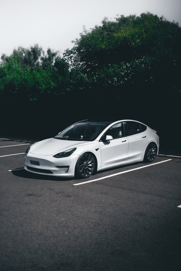OnAir E3 Series Tesla Model 3 Full Air Suspension System (Fits RWD/AWD & Highland) Aftermarket Carbon Fiber Part / Bodykit - Robot Bodykits