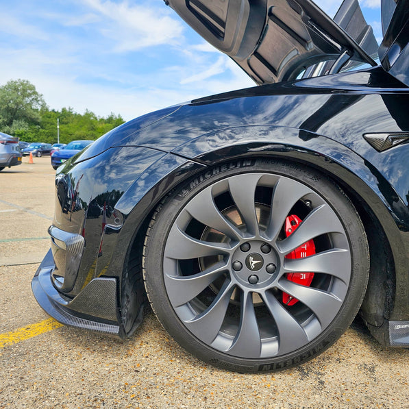 OnAir E3 Series Tesla Model Y Full Air Suspension System (Fits RWD / AWD) Aftermarket Carbon Fiber Part / Bodykit - Robot Bodykits