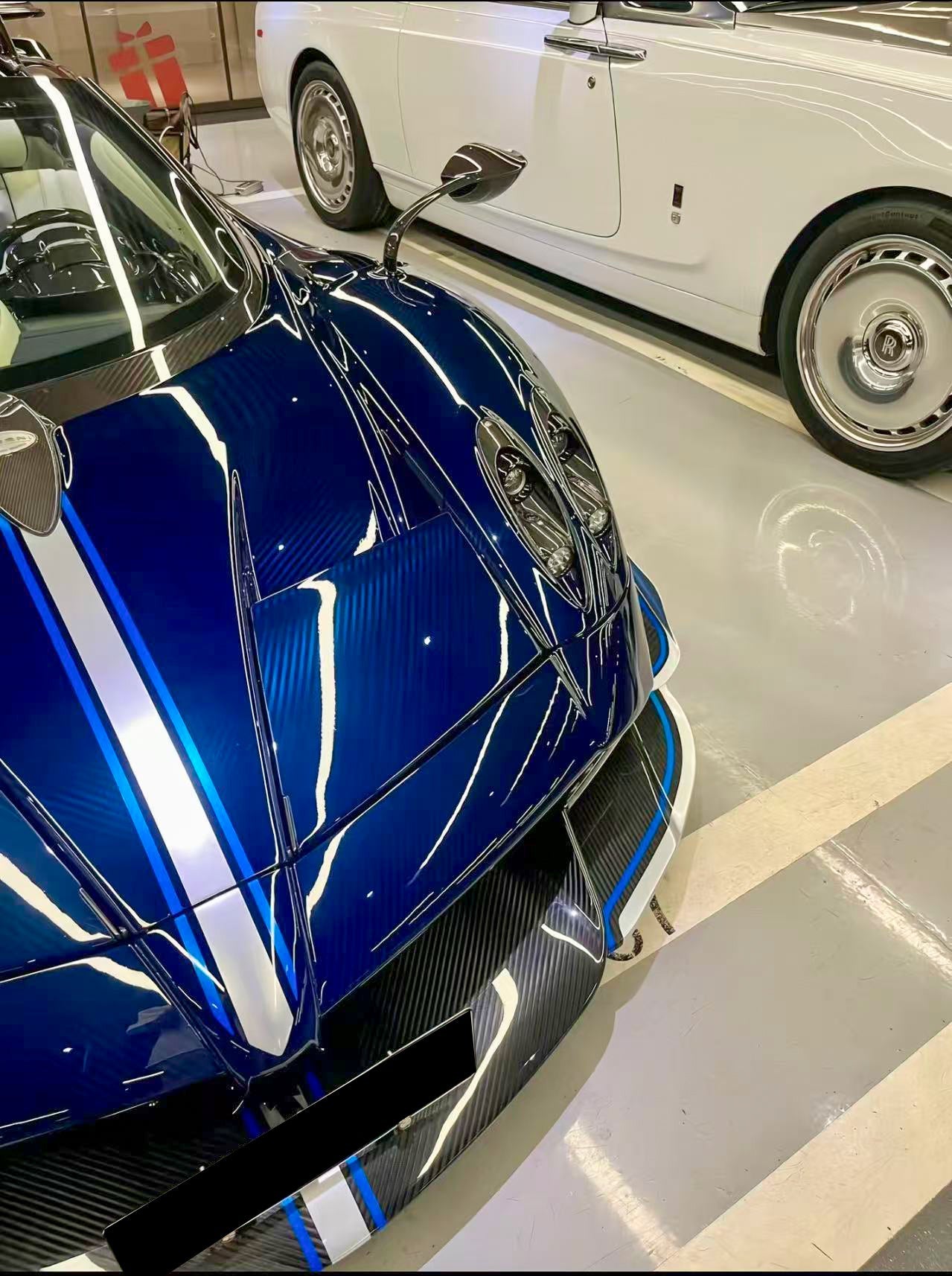 Pagani Huayra 2012–2018 OEM-Style Carbon Fibre Pacchetto Tempesta Front Lip Aftermarket Carbon Fiber Part / Bodykit - Robot Bodykits