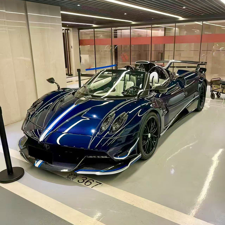 Pagani Huayra 2012–2018 OEM-Style Carbon Fibre Pacchetto Tempesta Front Lip Aftermarket Carbon Fiber Part / Bodykit - Robot Bodykits