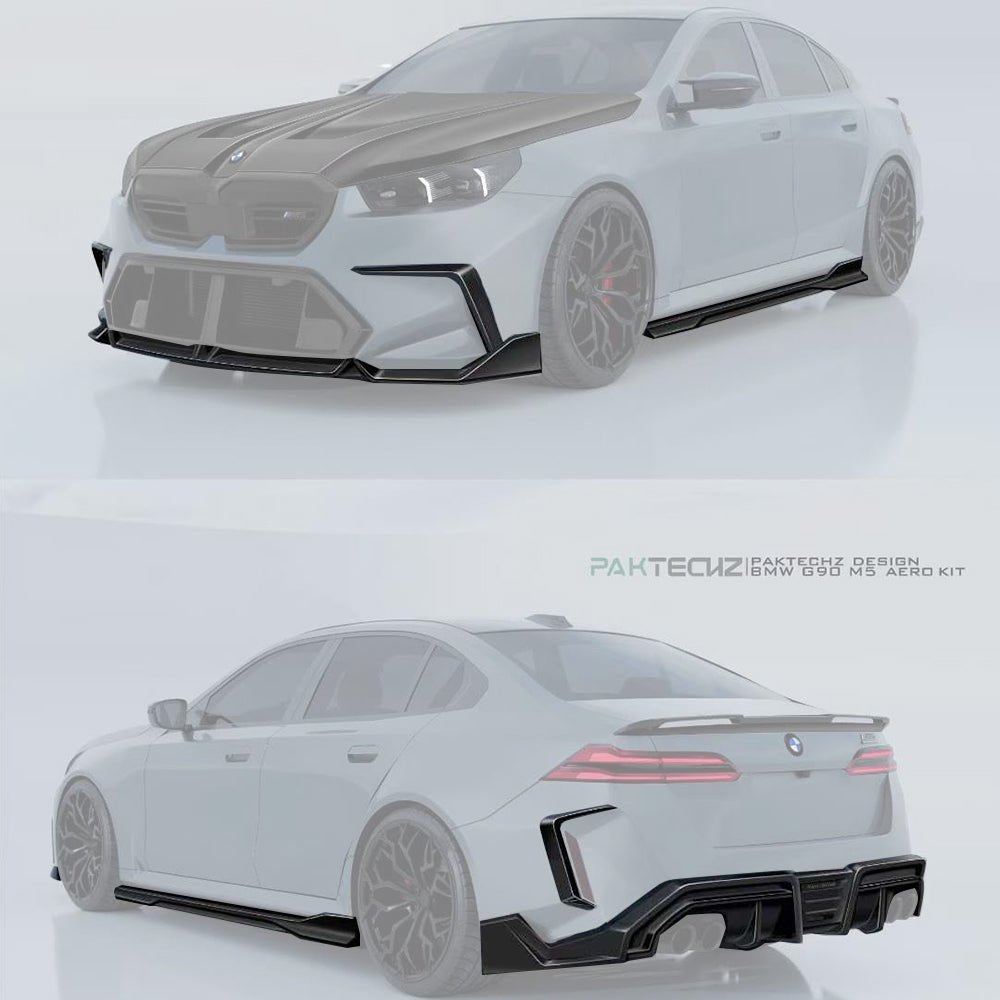 Paktechz BMW M5 G90 Sedan / Limousine Full Dry - Carbon Bodykit Aftermarket Carbon Fiber Part / Bodykit - Robot Bodykits