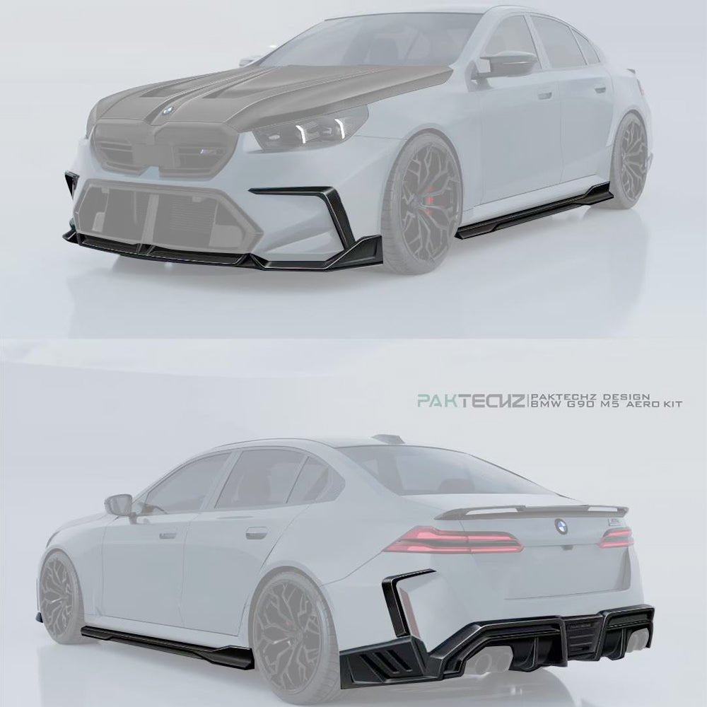 Paktechz BMW M5 G90 Sedan / Limousine Full Dry - Carbon Bodykit Aftermarket Carbon Fiber Part / Bodykit - Robot Bodykits