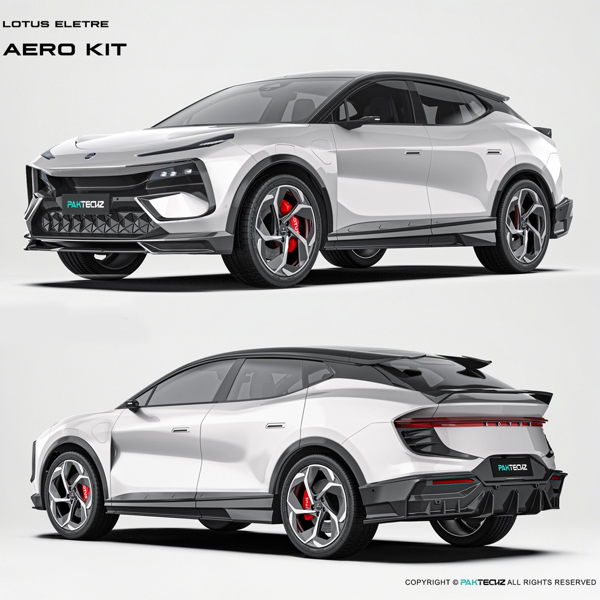 PAKTECHZ Carbon Fiber Aero Body Kit for Lotus Eletre Aftermarket Carbon Fiber Part / Bodykit - Robot Bodykits