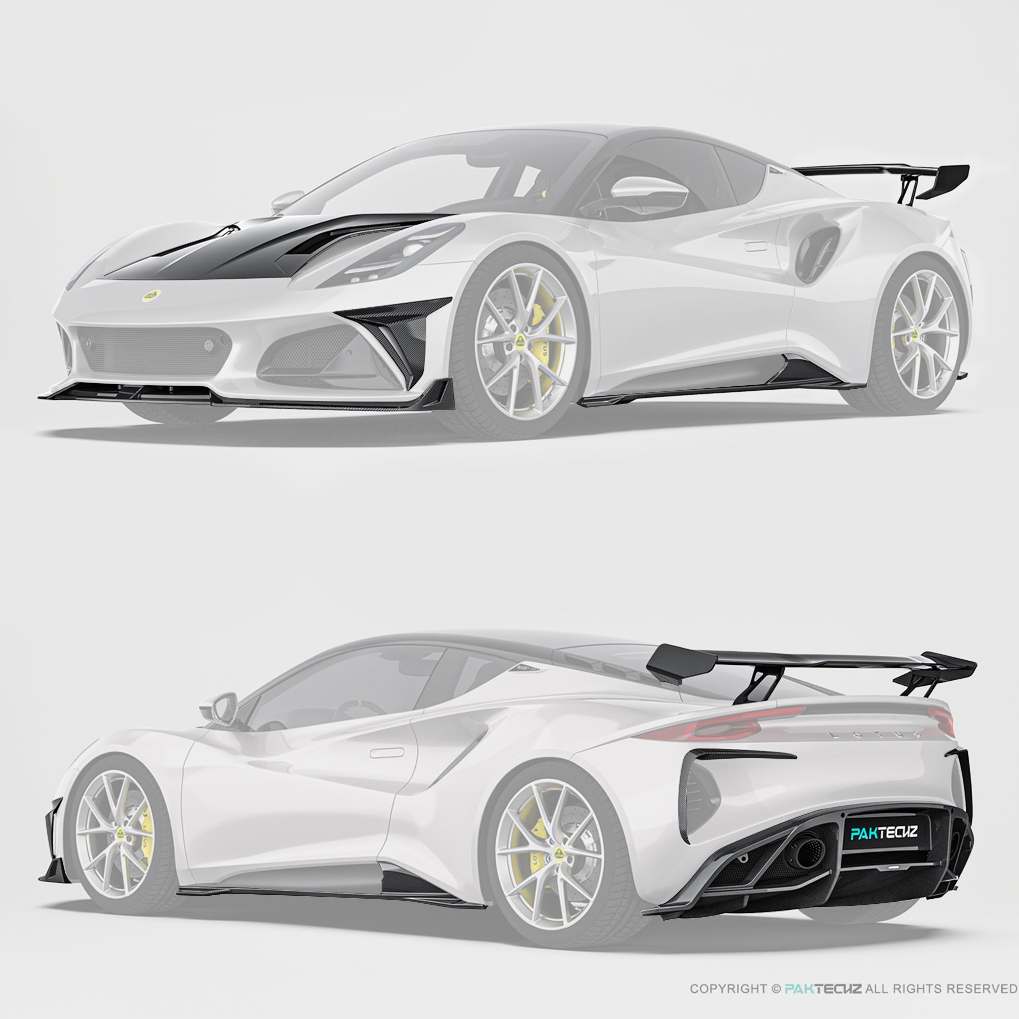 PAKTECHZ Carbon Fiber Aero Body Kit for Lotus Emira Aftermarket Carbon Fiber Part / Bodykit - Robot Bodykits