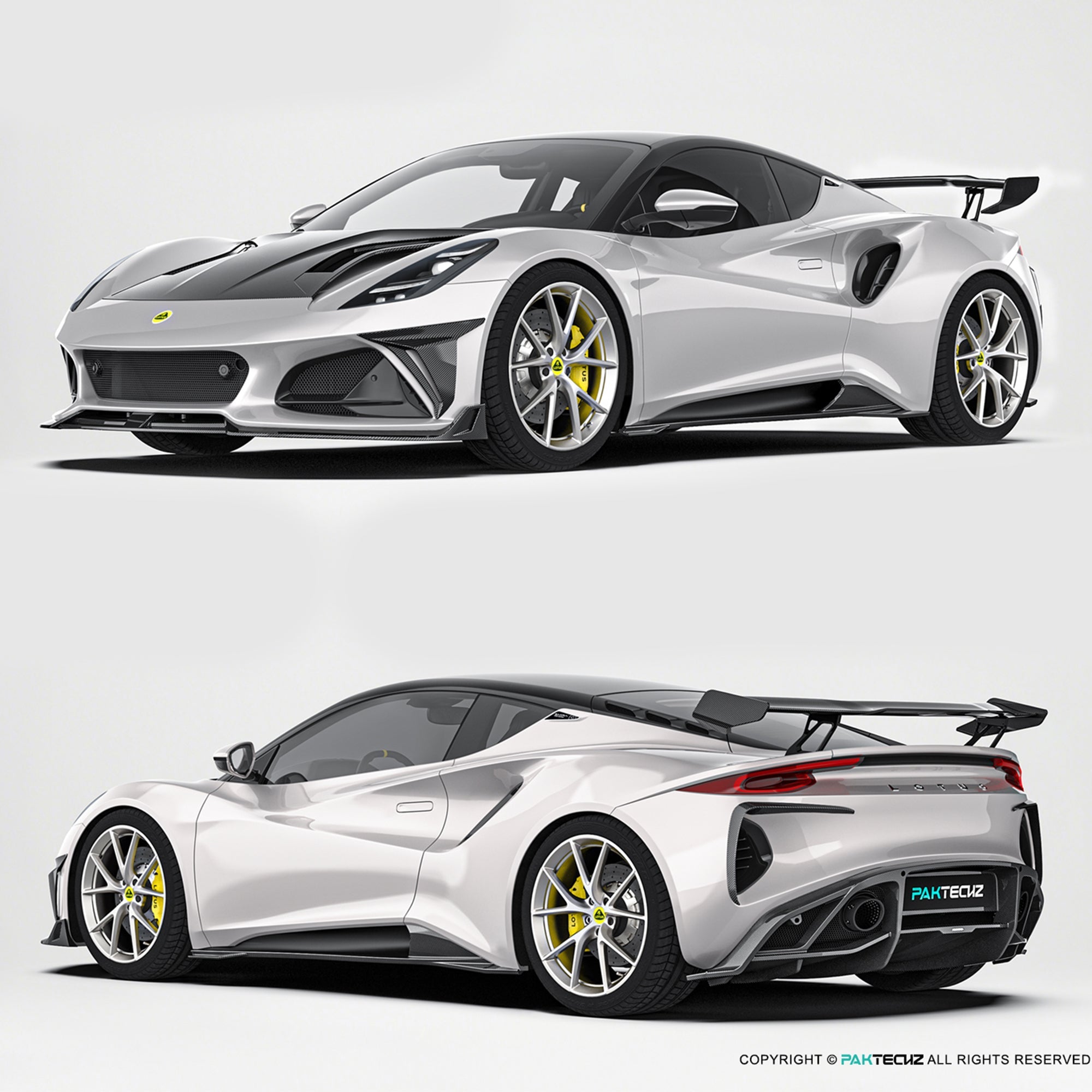 PAKTECHZ Carbon Fiber Aero Body Kit for Lotus Emira Aftermarket Carbon Fiber Part / Bodykit - Robot Bodykits
