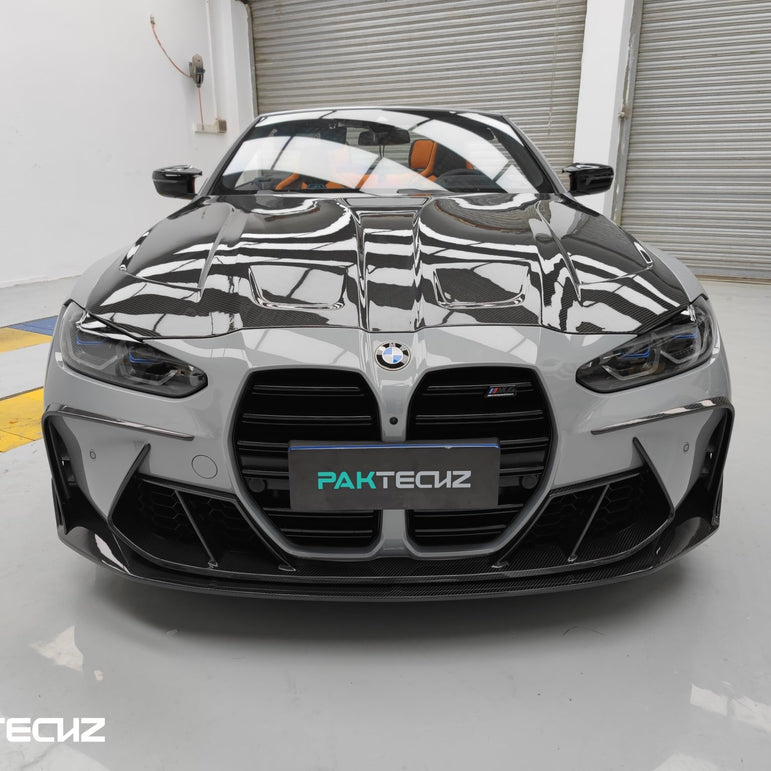 PAKTECHZ Carbon Fiber Front Hood Bonnet for BMW M3 G80 / M4 G82 Aftermarket Carbon Fiber Part / Bodykit - Robot Bodykits