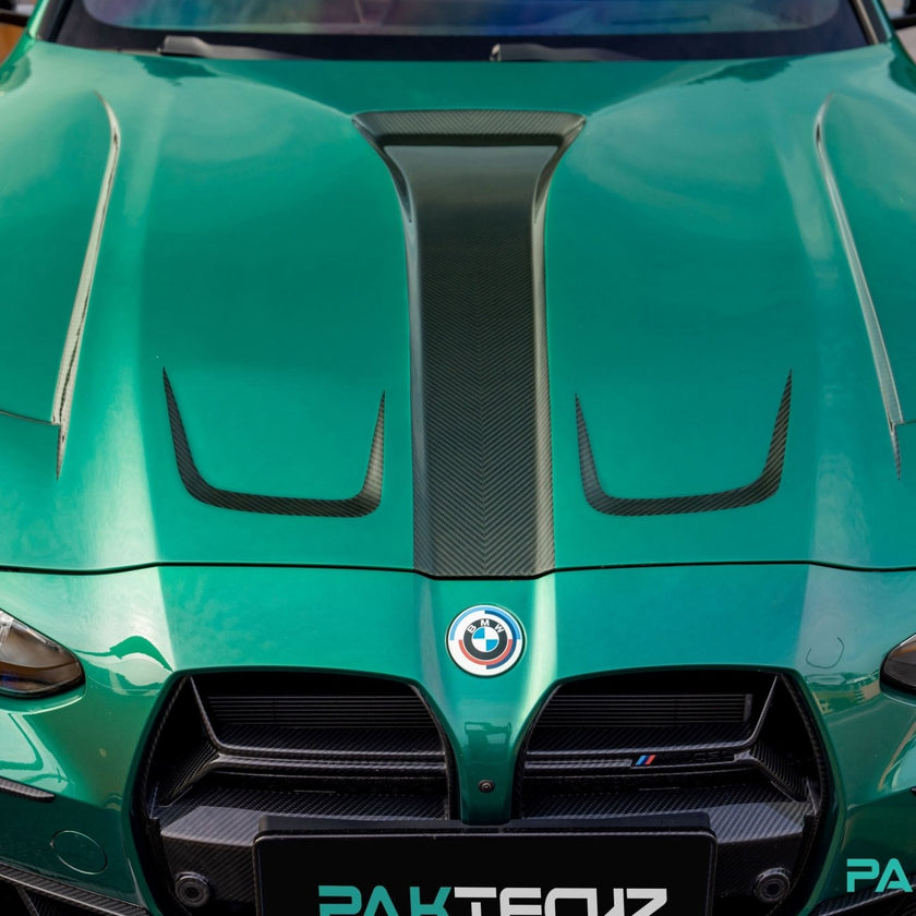 PAKTECHZ Carbon Fiber Front Hood Bonnet for BMW M3 G80 / M4 G82 Aftermarket Carbon Fiber Part / Bodykit - Robot Bodykits