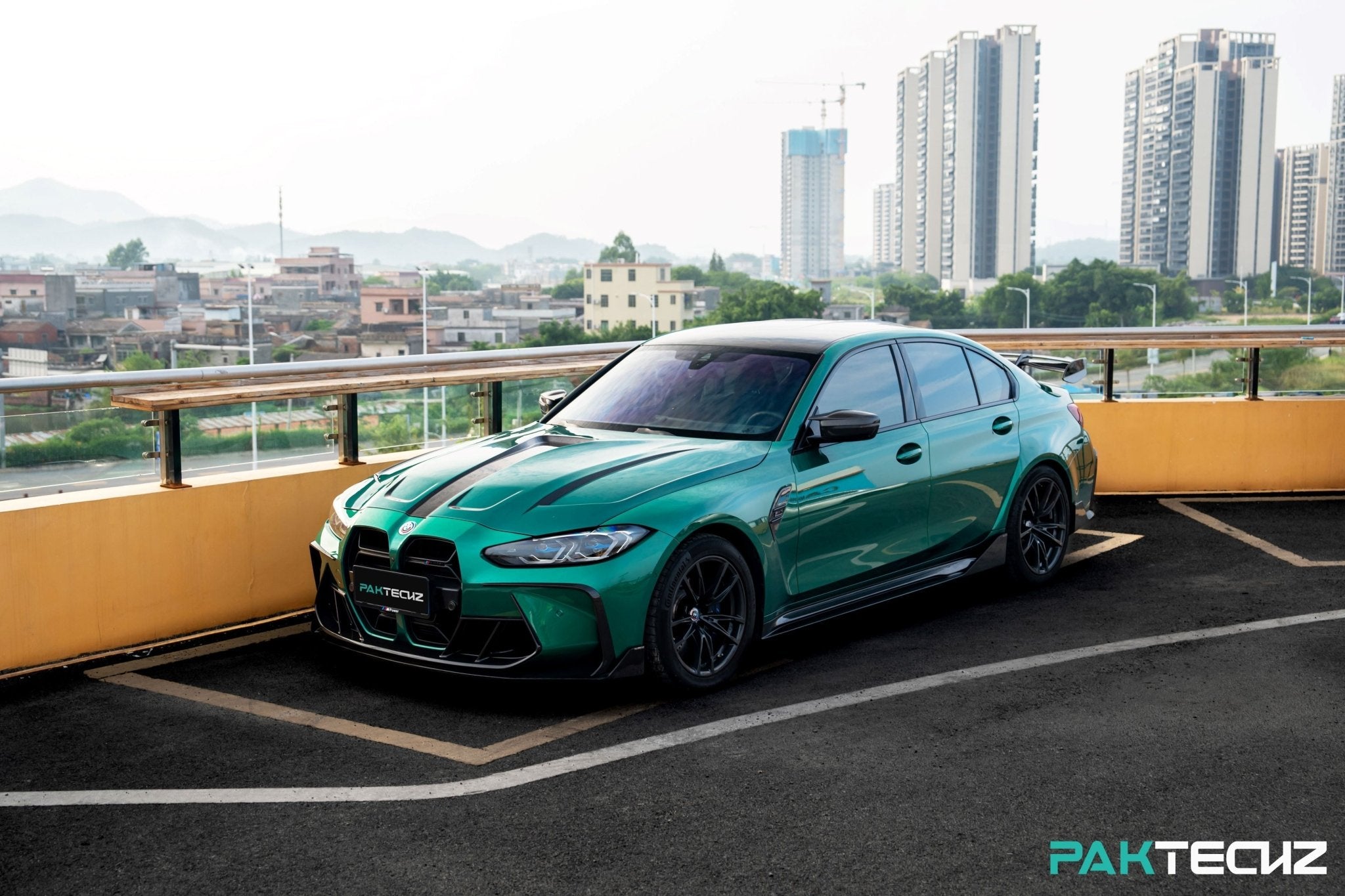PAKTECHZ Carbon Fiber Front Hood Bonnet for BMW M3 G80 / M4 G82 Aftermarket Carbon Fiber Part / Bodykit - Robot Bodykits