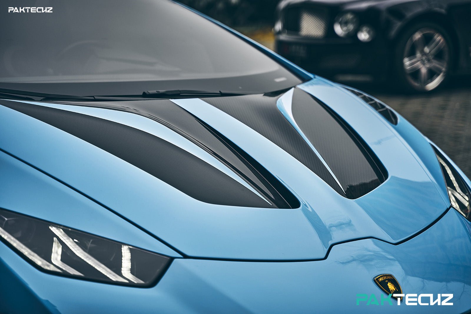 PAKTECHZ Carbon Fiber Front Hood Bonnet for Lamborghini Huracan LP580 LP610 EVO Aftermarket Carbon Fiber Part / Bodykit - Robot Bodykits