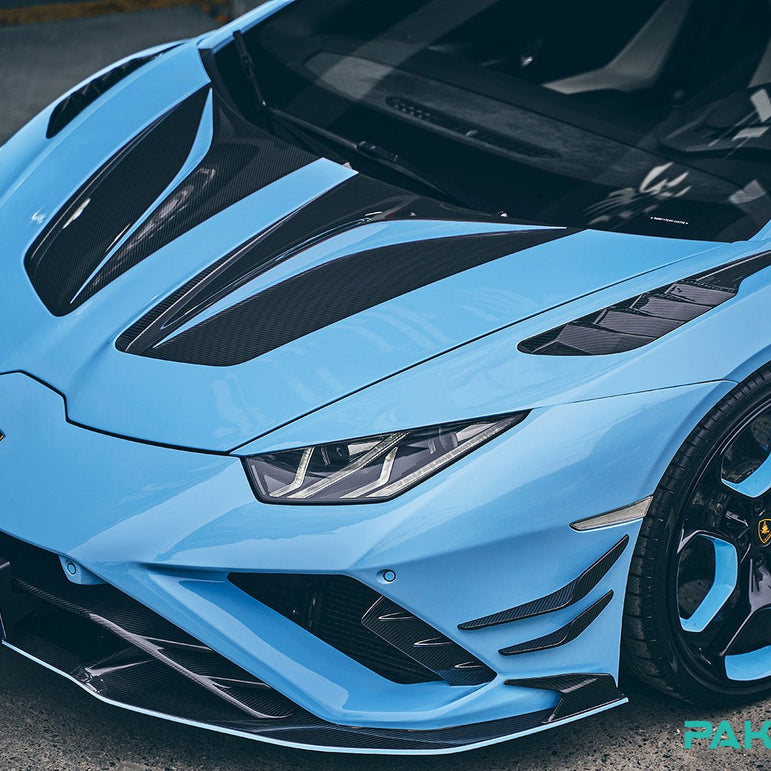PAKTECHZ Carbon Fiber Front Hood Bonnet for Lamborghini Huracan LP580 LP610 EVO Aftermarket Carbon Fiber Part / Bodykit - Robot Bodykits