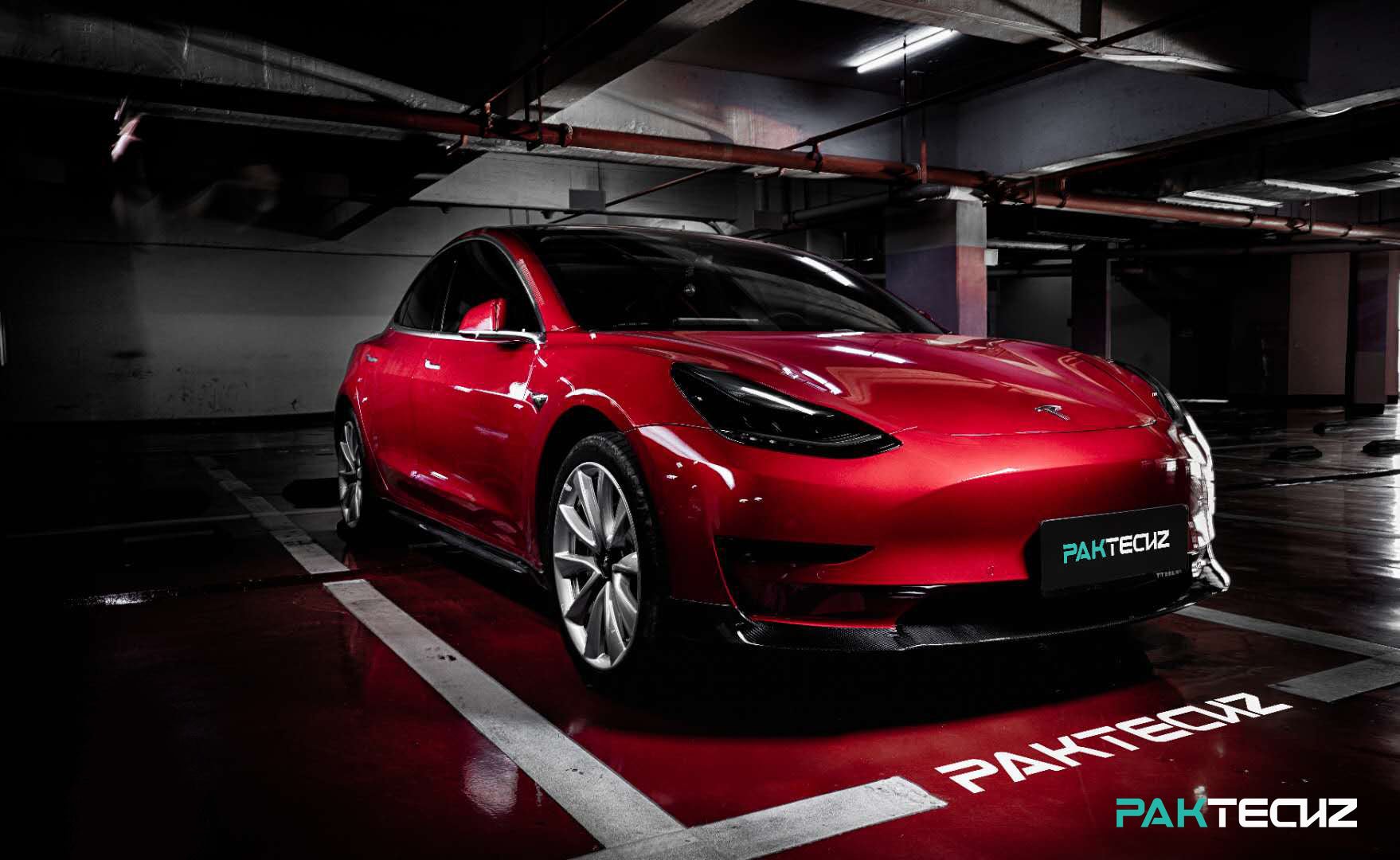 PAKTECHZ Dry Carbon Fibre Bodykit for for Tesla Model 3 2017 - 2023 Aftermarket Carbon Fiber Part / Bodykit - Robot Bodykits