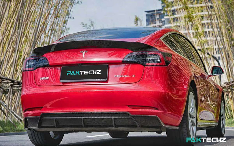 PAKTECHZ Dry Carbon Fibre Bodykit for for Tesla Model 3 2017 - 2023 Aftermarket Carbon Fiber Part / Bodykit - Robot Bodykits