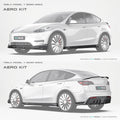 PAKTECHZ Dry Carbon Fibre Bodykit for for Tesla Model Y 2020 - 2024 Aftermarket Carbon Fiber Part / Bodykit - Robot Bodykits