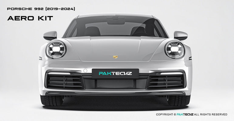 Paktechz Porsche 911 992.1 Carrera, Carrera S Full Dry Carbon Aerodynamics kit 2019-2024 Aftermarket Carbon Fiber Part / Bodykit - Robot Bodykits