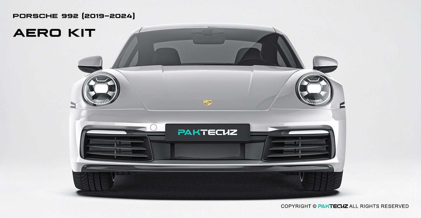 Paktechz Porsche 911 992.1 Carrera, Carrera S Full Dry Carbon Aerodynamics kit 2019-2024 Aftermarket Carbon Fiber Part / Bodykit - Robot Bodykits