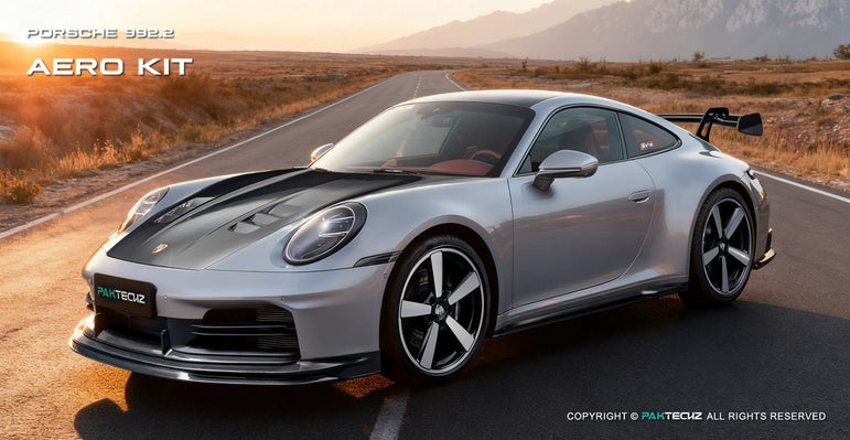 Paktechz Porsche 992.2 Full Dry - Carbon (Prepreg) Aerodynamics Kit Aftermarket Carbon Fiber Part / Bodykit - Robot Bodykits