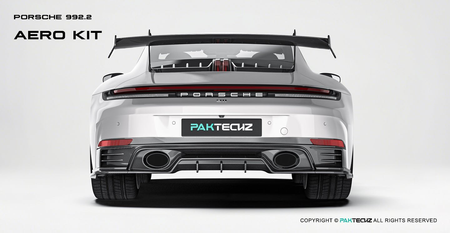 Paktechz Porsche 992.2 Full Dry - Carbon (Prepreg) Aerodynamics Kit Aftermarket Carbon Fiber Part / Bodykit - Robot Bodykits