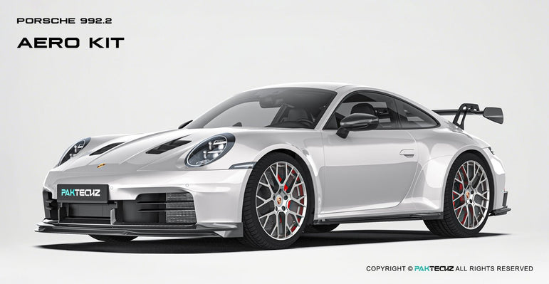 Paktechz Porsche 992.2 Full Dry - Carbon (Prepreg) Aerodynamics Kit Aftermarket Carbon Fiber Part / Bodykit - Robot Bodykits