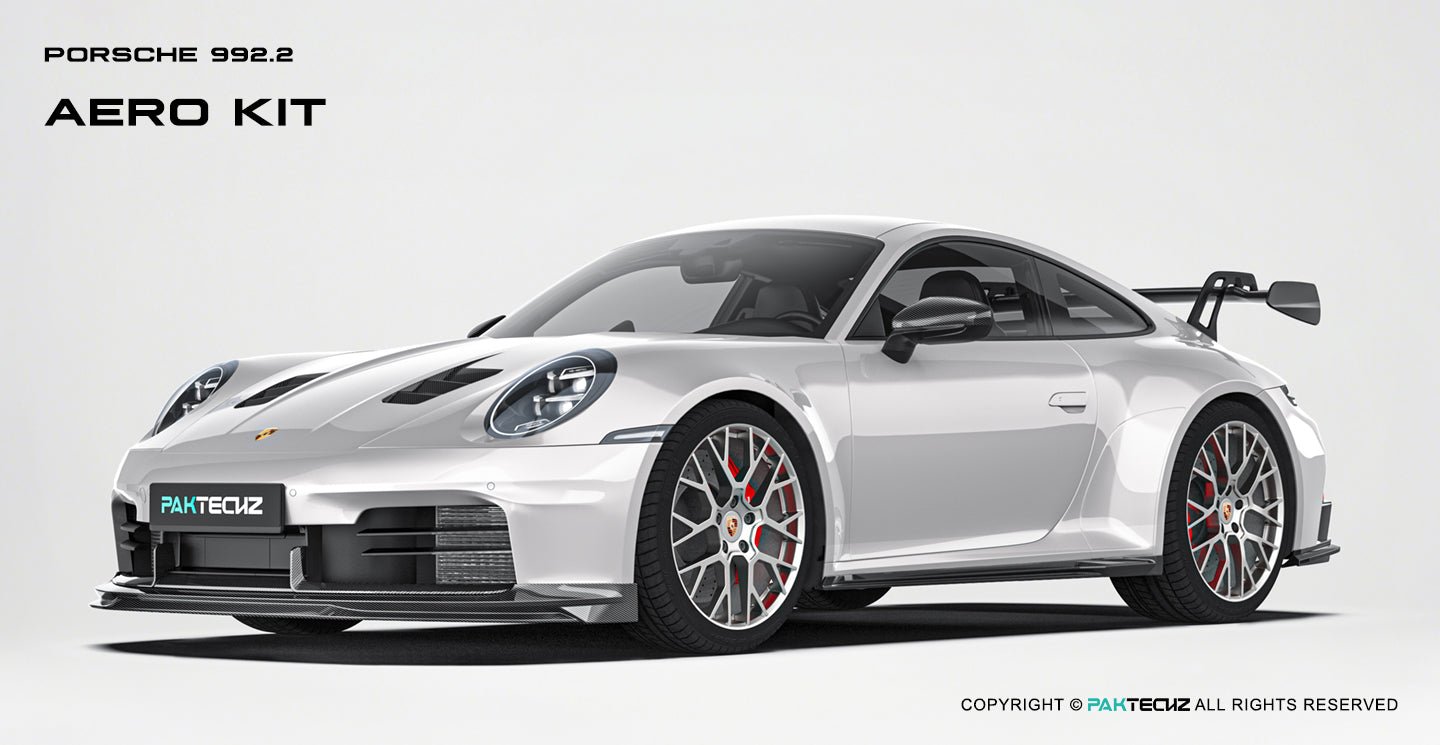 Paktechz Porsche 992.2 Full Dry - Carbon (Prepreg) Aerodynamics Kit Aftermarket Carbon Fiber Part / Bodykit - Robot Bodykits